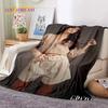 3D Cute Aitana Spanish Singer Soft Blankets,Keep Warm Throw Blanket Comfortable Blanket for Picnic Beds Sofa Home Bedroom Gifts