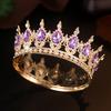 Baroque Crystal Tiaras and Crowns Headband for Women Party Prom Diadem Bridal Wedding Hair Accessories Jewelry Crown Tiara Gift
