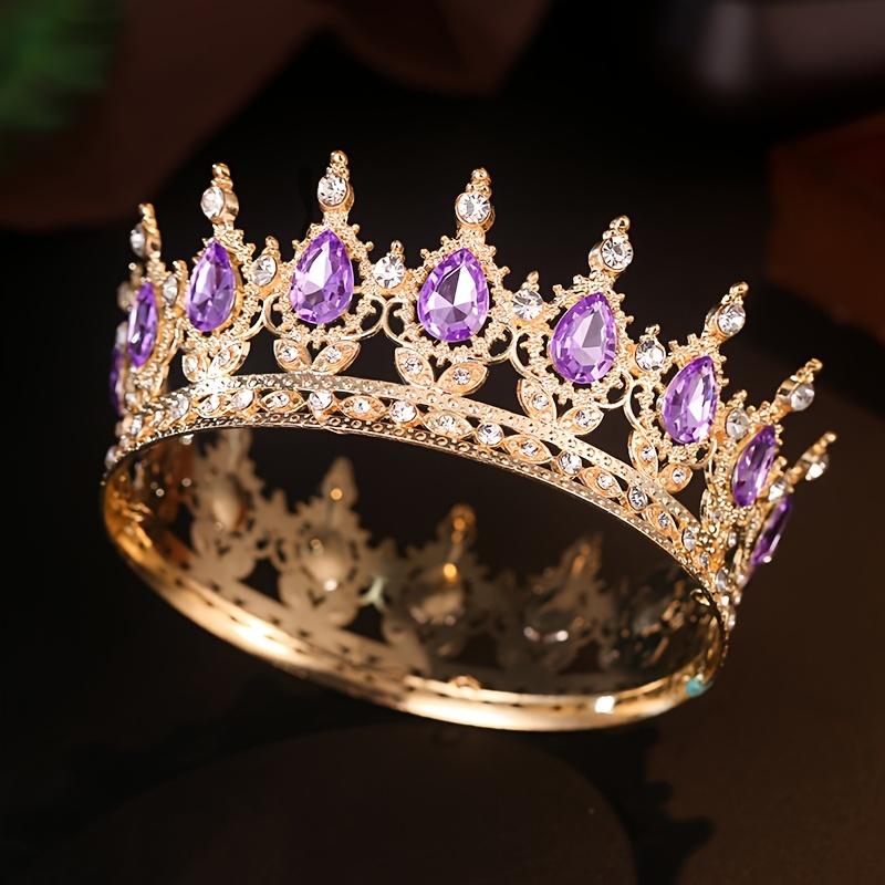 Baroque Crystal Tiaras and Crowns Headband for Women Party Prom Diadem Bridal Wedding Hair Accessories Jewelry Crown Tiara Gift