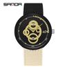 SANDA Waterproof Quartz Wristwatch - Simple, Lightweight, Versatile, Korean-Style for Students, Men, Women, and Children.