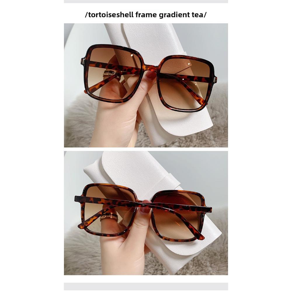 Rizs köröm szögletes napszemüveg női napszemüveg fokozatosan színt vált új szemüveg női trend UV védelem