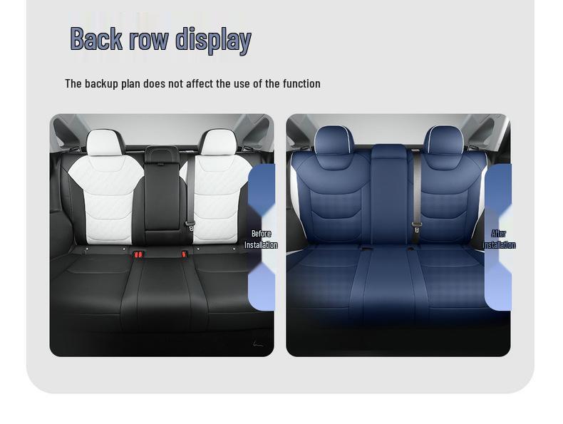 Emgrand Car Seat Cushion - Full Coverage, Universal Fit for All Seasons
