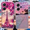 For Xiaomi Redmi Note 13 Pro+ Case Redmi Note13 4G Pro Plus Soft Clear TPU Bumper Funda For Redmi Note 13Pro+ Luxury Fashion Bag