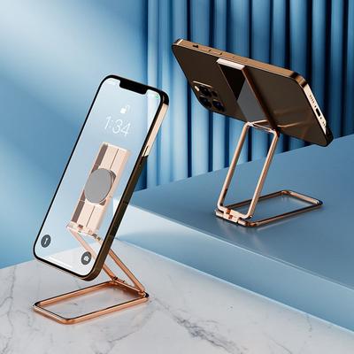 Suporte de anel multifuncional giratório de metal dobrável suporte para celular preguiçoso adesivo suporte de fivela de anel