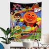 New Arrival Anpanman Printed Large Wall Tapestry Funny Hip Hop Bohemian Mandala Aesthetic Home Wall Decor