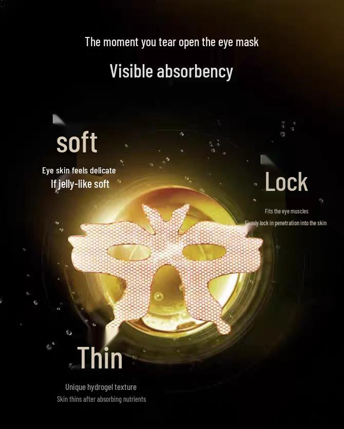Anhongyu Gold Polypeptide Wrinkle-Reducing Eye Mask for Firming and Hydration