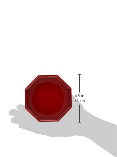 Nakatani Brothers Company Yamanaka Lacquerware Bonbon Container, Octagonal, Gold Leaf, Flower Temari, 33-4618