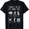 Things I Do Spare Time Baseball Funny Player Kids T Shirt Vintage Washed Comfortable Homme Slightly Casual Stylish Graphic
