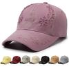 Berretto da Baseball Ricamato Traforato Primavera Estate Parasole Traspirante Berretto Unisex Cappello da Esterno