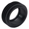 Vysoce kvalitní gumové kuželové těsnění splachovací trubky pro 42mm 119.668.00.1 Pro Geberit 2ks Snadná instalace 60*42*25mm Černá barva