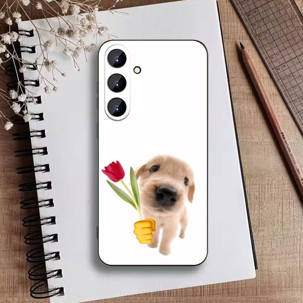 Goofy C-Dogs Big eyes Phone Case For Samsung Galaxy A73,A72,A71,A70,A52,A51 Others Soft Black Cover