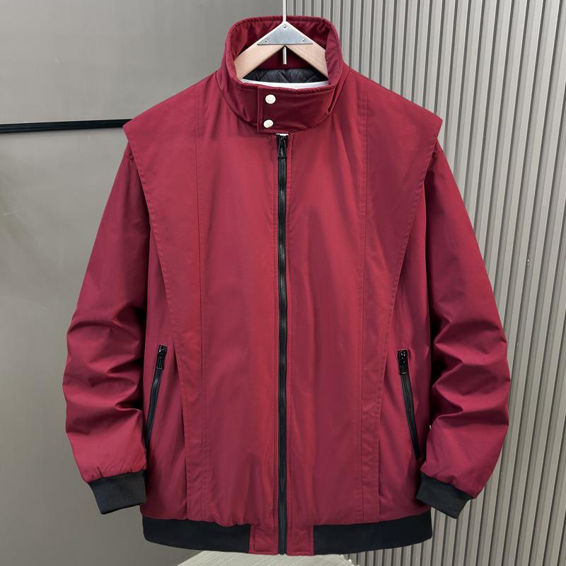 Plus Size 5XL-11XL Autumn Winter Warm Jackets for Men Thick Outerwears Casual Long Sleeve Tops Oversize Men's Coat