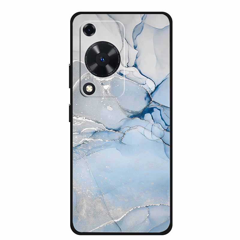 For Huawei nova Y72 Case Marble Soft Silicone TPU Phone Cases Back Cover For Huawei Enjoy 70 NovaY72 Painted Shockproof Coque