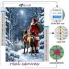 DIY 5D Diamond Painting Christmas Tree Santa Snowman Cross Stitch Kit Full Drill Embroidery Mosaic Art Picture of Rhinestones Gift