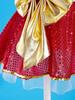 Kids Girls Shiny Sequins Christmas Dance Dress Santa Claus Costumes Ballet Tutu Dress Figure Ice Skating Dress