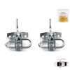 BDP1294-1 2 Pieces Door Hinge Stop Check Strap Limiter for Fiat Seicento 600 Elettra 187 1997-2010 46553843