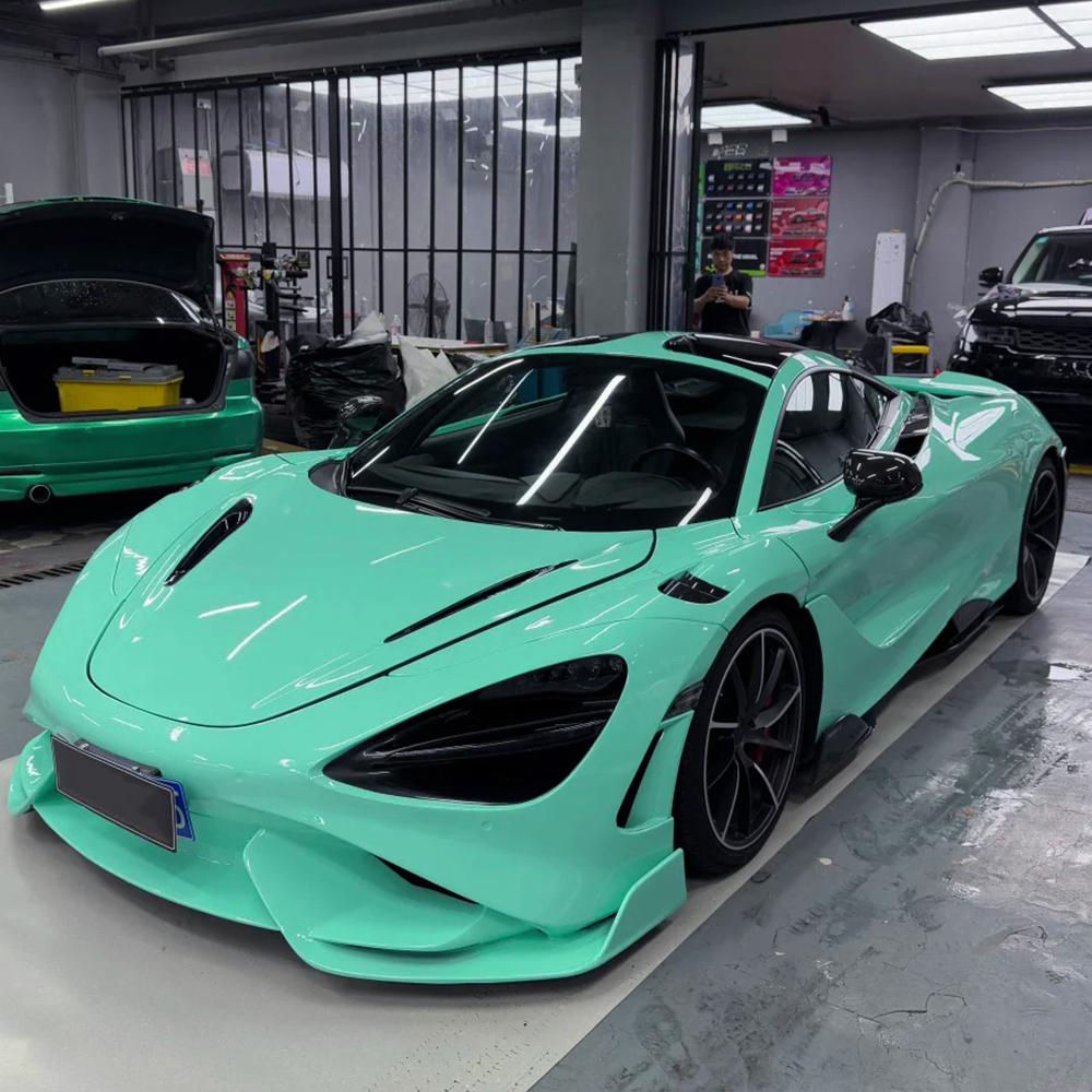 

Автомобильная наклейка Глянцевая Жемчужная Пленка Tiffany для Обертывания Виниловая Пленка Сменяющая Цвет ПЭТ Пленка Без Пузырей Наклейки для Обертывания Автомобильная Наклейка Интерьер Экстерьер 10x152cm