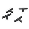 10pcs T-joint Black Irrigation Hose Barbed Interfaces Garden Watering Plants In Greenhouse Irrigation Plastic Parts