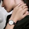 Seinteuseukoteuleondeon Grain Classic Couple Watches - Silver Black / St7011-Swbk