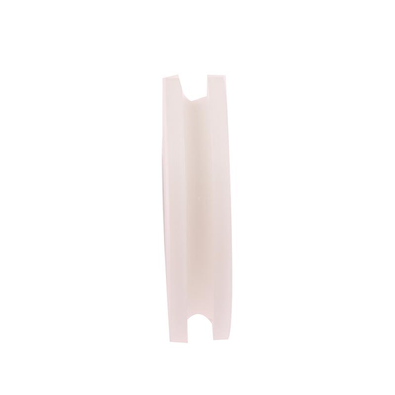 8*50*12Mm Wide Slot 5/7Mm U Groove Roller Guide Wheel Pom Nylon Groove Wire Rope Bearing