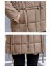 2024 Winter Women's Chinese Style Hooded Coat - Tassel, Fashionable, Loose-Fit, Slimming Down Cotton Outerwear