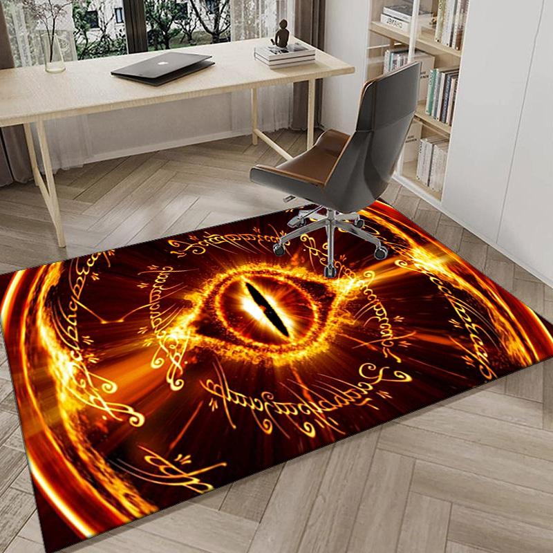 Middle-earth Map Adventure The Lord Carpet, Chair Rug,Rug for Office Bedroom Living Rooms, Doormat Decor Fan Gift Christmas Gift