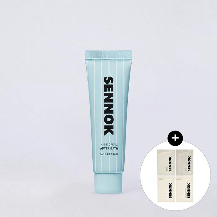 Hand Cream After Bath 30ML + [Free] Sennok Body & Hair Care 4 Types (7mlX4)