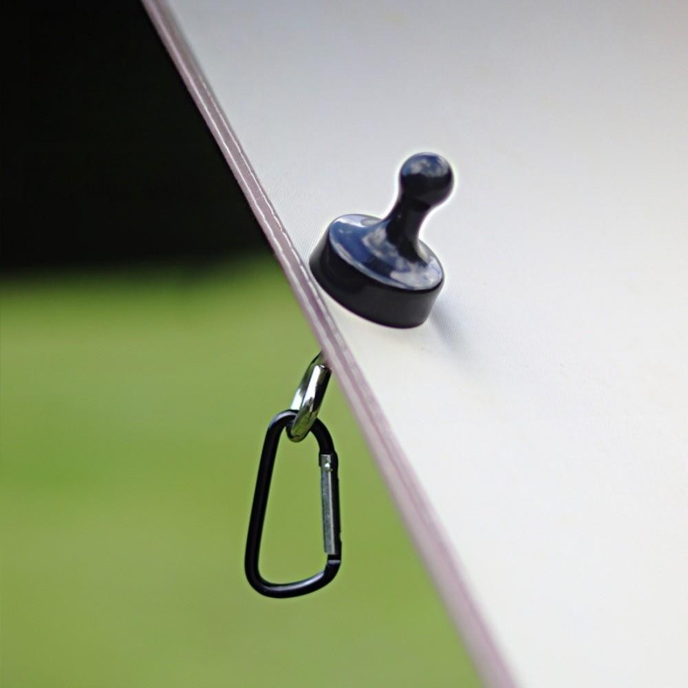 5pcs Reusable Magnetic Tent Hook Fasteners Tent Hanging Light Clip  Outdoor Activities