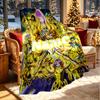 Custom Name Personalized Saint Seiya Print Blanket, Home Decor, Bedroom, Sofa, Camping, Couch, Gifts for Birthday Christmas