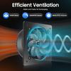 Explosion Proof Fan 16 Inch Industrial Ventilation Extractor Utility Blower, Spray Booth Paint Fumes Exhaust Flow Axial Fan
