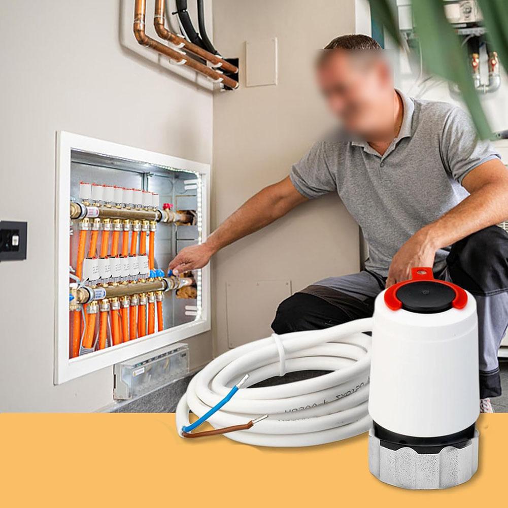 6*3.9*3.9CM 230V Heating Actuator Easy Installation Heating Actuator Temperature Control Actuator M30 X 1.5 Connection China Mainland