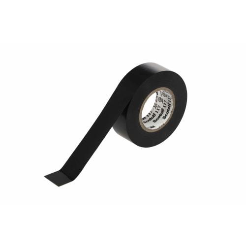 3M Scotch Electrical Insulating Vinyl Tape 117 Black 19mmX10m 1 roll