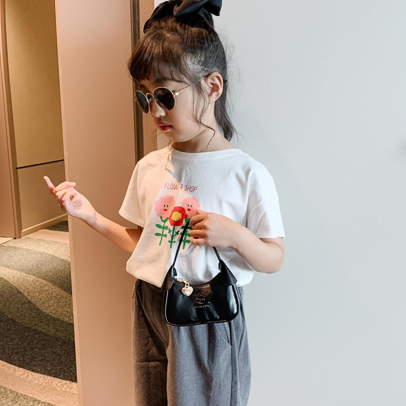 Stylish And Versatile Children's Mini Handheld Shoulder Bag In Trendy Colors For Daily Use