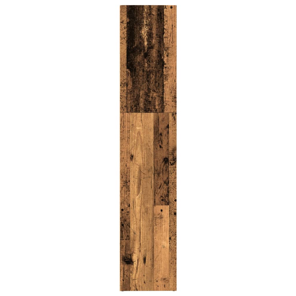 Bookshelf Reclaimed Wood Look 80x30x152 cm Engineered Wood