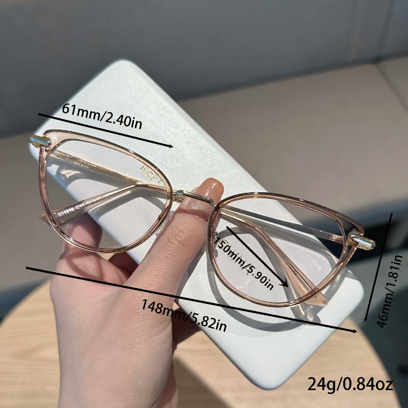 1 Pair of Women's Color Changing Simple Cat Eye Fashionable Sunglasses