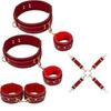 Premium Leather SM Cuffs for Calf and Thigh - Adult Couple Flirting Toys