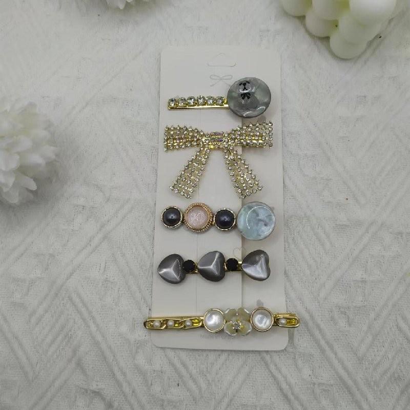 2022 Winter Korean Style Metal Hair Clip for Girls - Trendy Bangs Hairpin and Side Clip Hair Accessories