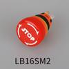 1Pcs 16mm Mushroom Emergency Stop Switch Mushroom Stop Button  for Emergency Stop Control