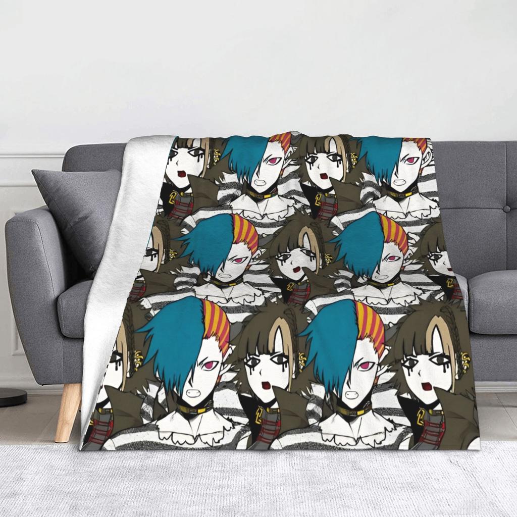 Shin Tsukimi Sou Hiyori Yaoi Blankets Autumn/Winter Your Turn To Die Game Multi-function Warm Throw Blanket for Sofa Thin Quilt