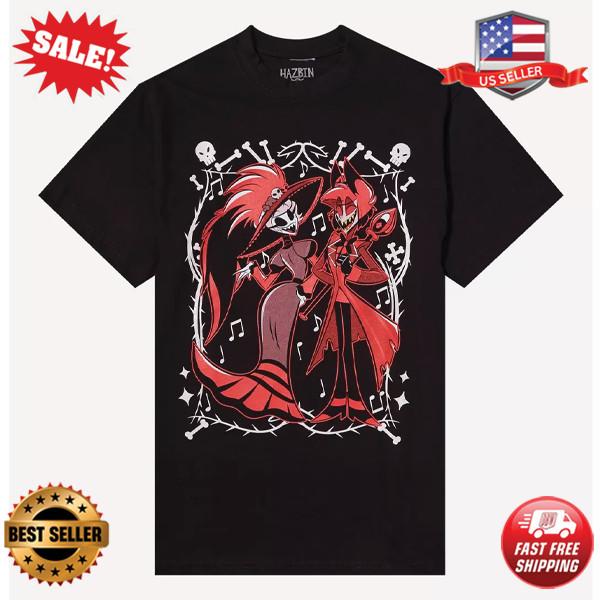 Hazbin Hotel Rosie & Alastor Ace T-Shirt S