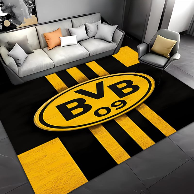 1pc Football club logo Entrance Mat, Non-Slip Mat Area Rug,Room Decor, Outdoor Decor, Kitchen Rug,Doormat - Machine Washable, Easy to Clean