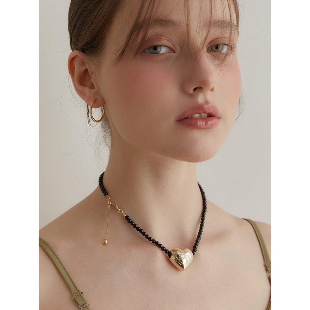 Great Heart Onyx Necklace Nz2147