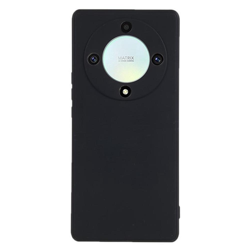 

WANLONFENG RB3 Series For Honor X9b 5G/Magic6 Lite 5G Case with 2Pcs Screen Film Precise Lens Hole Soft TPU Phone Back Cover Black