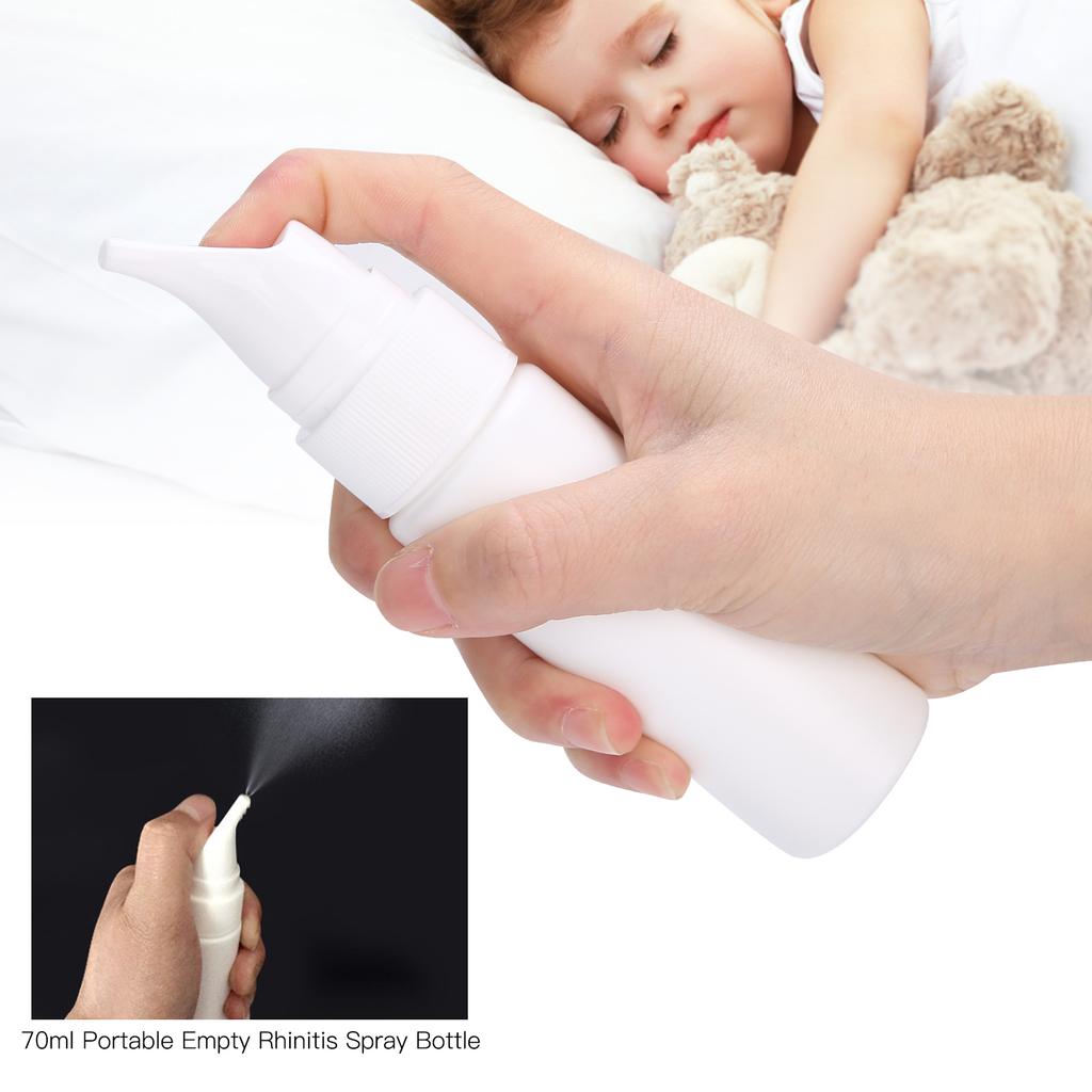 70ml Empty Rhinitis Spray Bottle Allergy Relief Children Adult Nasal Care Refillable Spray Bottle