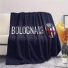 Bologna FC pattern Flannel Blanket, High quality Comfortable for All Seasons, Home Decor, Warmth and Comfort, Perfect for Gifts.