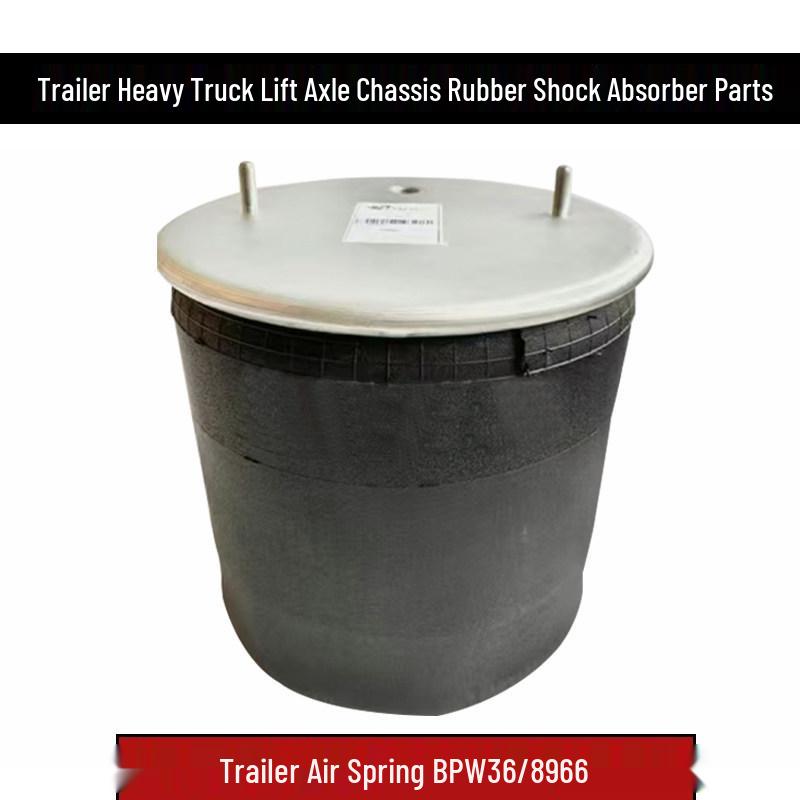 BPW Axle CIMC Trailer Heavy Truck Lift Axle Rubber Air Suspension Shock Absorber