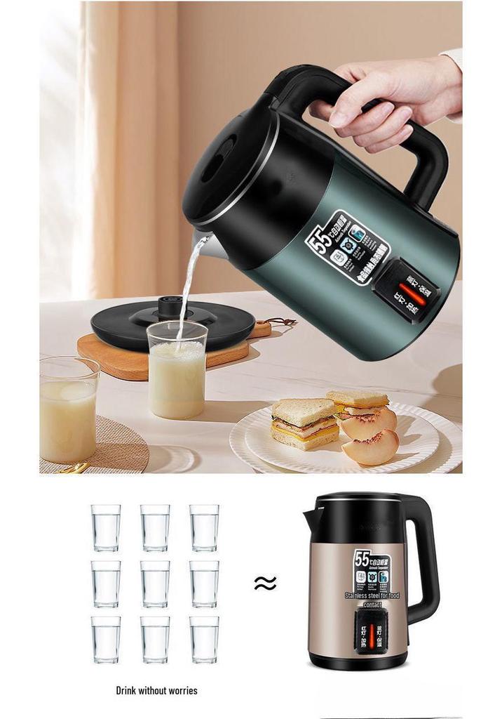 Smart Electric Kettle, Double Layer Anti-Scald, Durable Insulation, Rapid Boil, Fast Heating