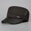 Hat Men's Flat Top Hat Autumn and Winter Outdoor Warm Ear Protector Thickened Woolen Hat Casual Baseball Cap
