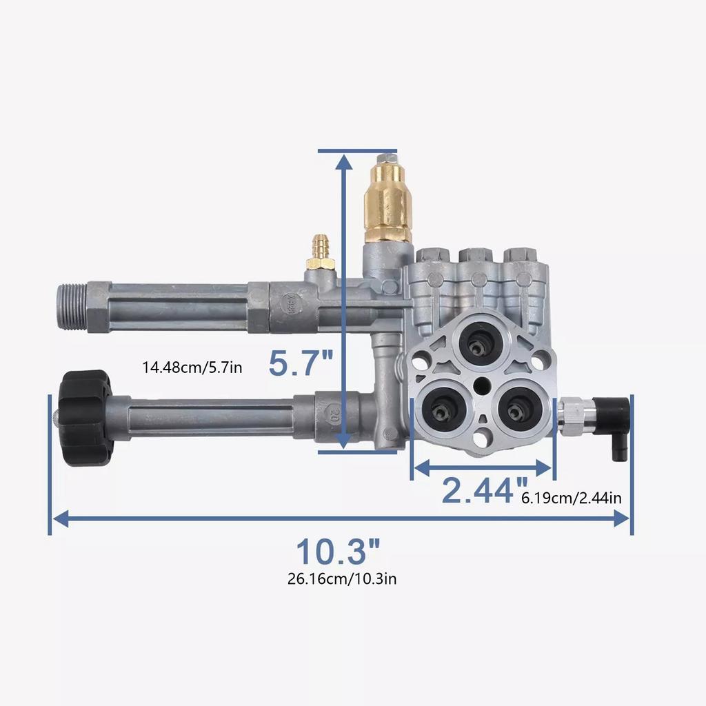 Replacement Pump Head Assembly for RMW2G20 RMW2.2G24 SRMW2.2G26 Models For Troy Bilt Part AR42518 AR43061 Bolt-On Assy