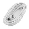 1Pc Antenna Aerial Lead Cable Male To Male White RF Single Coax Cable TV RF Cable 1m 1.5m 2m RCA Coaxial
